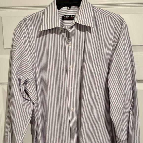Kirkland Men's Long Sleeve Dress Shirts...Lot of 3 - Picture 9 of 13